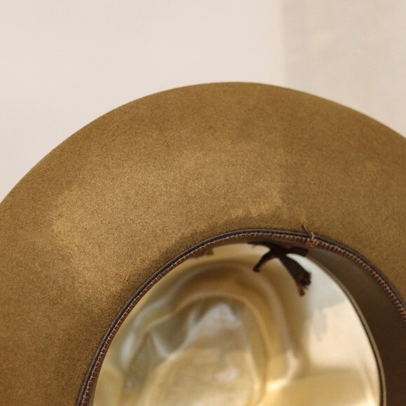 Banana Republic Vintage Safari Wool Fur Felt Fedora Rare Collectible Hat main image 6
